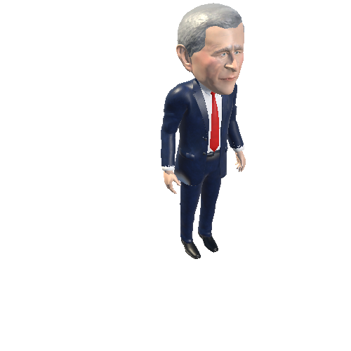 George W Bush  animated